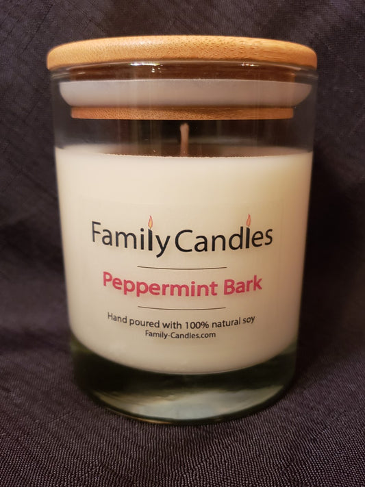 Peppermint Bark 12oz Soy Candle