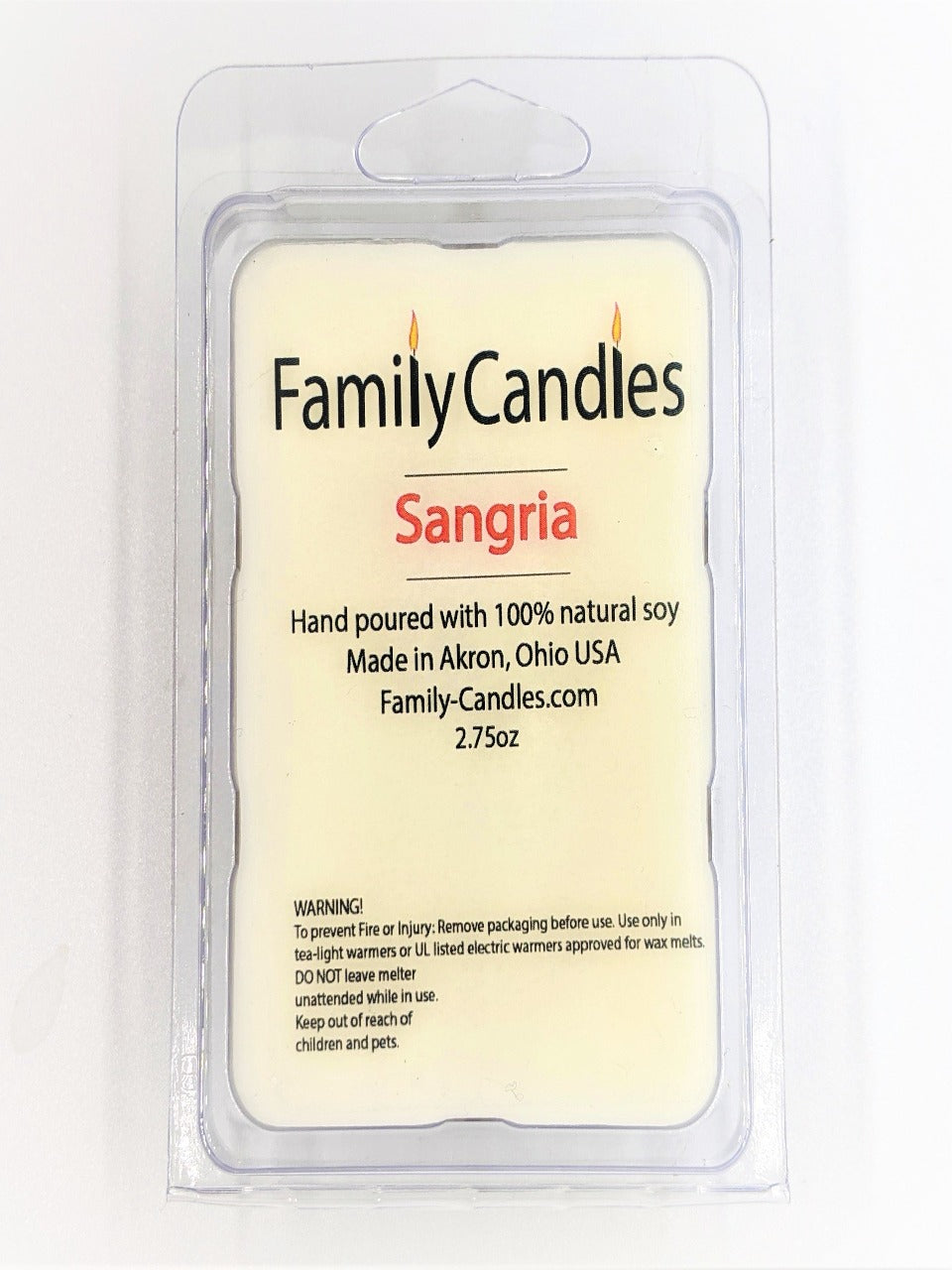 Sangria 2.75oz Wax Melt