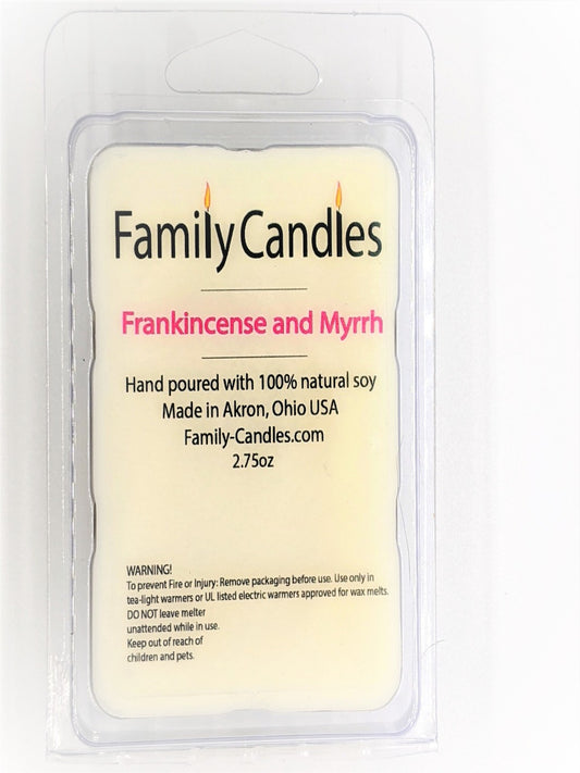Frankincense and Myrrh 2.75oz Wax Melt