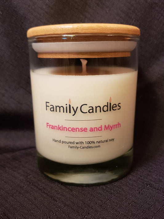 Frankincense and Myrrh 12oz Soy Candle