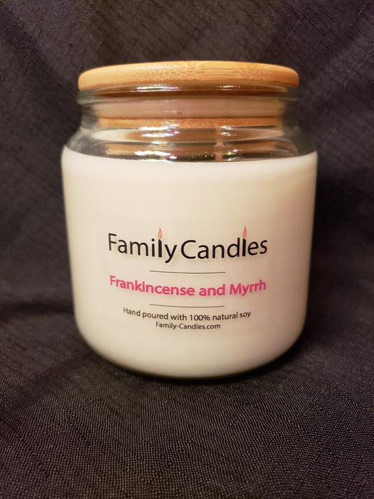 Frankincense and Myrrh 16oz Soy Candle