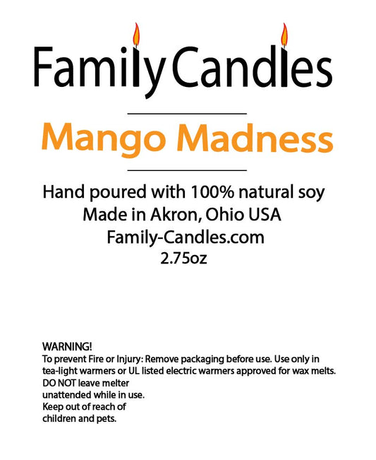 Mango Madness 2.75oz Wax Melt