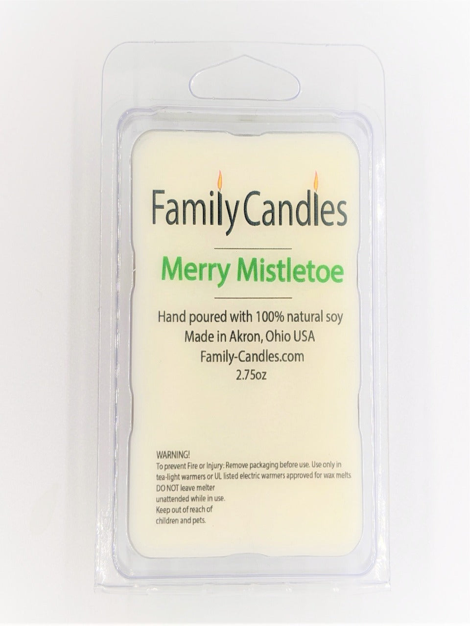 Merry Mistletoe 2.75oz Wax Melt