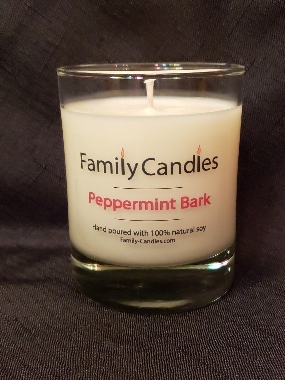 Peppermint Bark 8oz Soy Candle