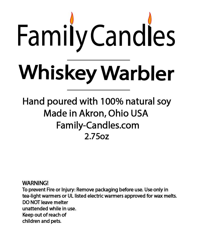 Whiskey Warbler 2.75oz Wax Melt