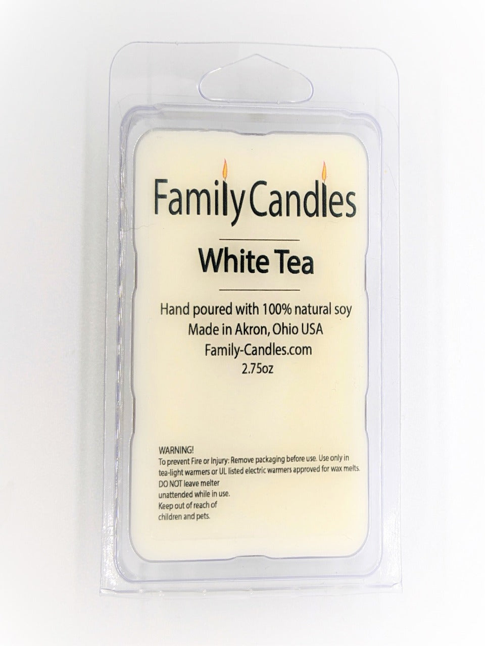 White Tea 2.75oz Wax Melt